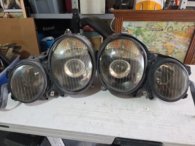 1996-2002 OEM Mercedes-Benz W210 E300 E420 E320 E430 E55 AMG Headlights 
