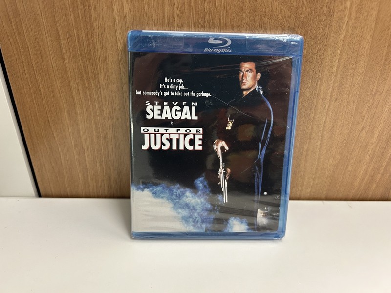 Out for Justice Blu-Ray NEW SEALED Steven Seagal  Forsythe 1991 Brutal Action!