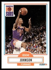1990-91 Fleer Eddie Johnson Phoenix Suns #148