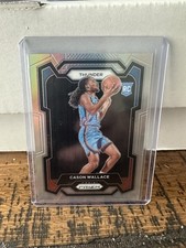 2023-24 Panini Prizm Cason Wallace Silver Prizm Rookie #139 Thunder Silver RC