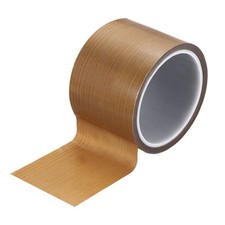2-3/4 Inch x 33 Ft High Temperature PTFE Tape Fiberglass Adhesive Tape Brown