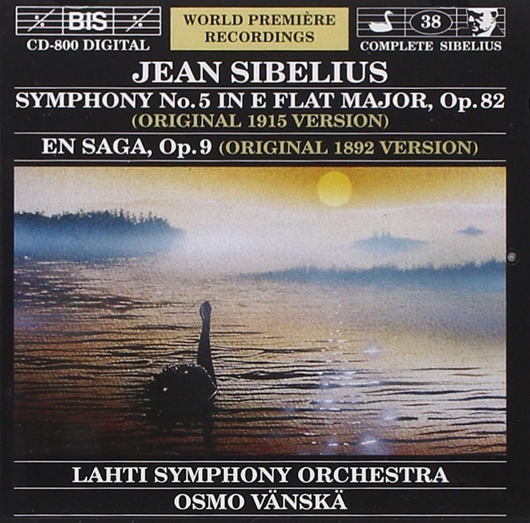 Lahti Symphony Orchestra Sibelius Symphony No 5/En Saga CD 1996 Classical