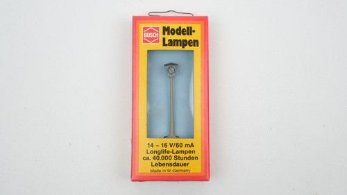 Farola Busch H0 4122, 14-16V, 60mA, aprox. 40.000 horas de vida útil | Zustand: Gebraucht