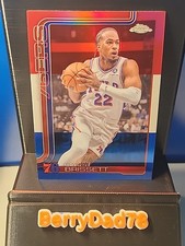 2025-26 Topps Chrome - Oshae Brissett #20 Red White & Blue Refractor 76ers