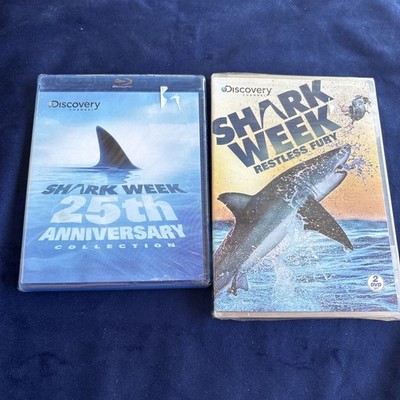 Shark Week: Restless Fury 2011 DVD 25th Anniversary Blu-Ray Lot Sealed