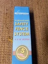 Pool Safety Fence by WaterWarden 4'x12' Removable Child /Dog Safety Fence 