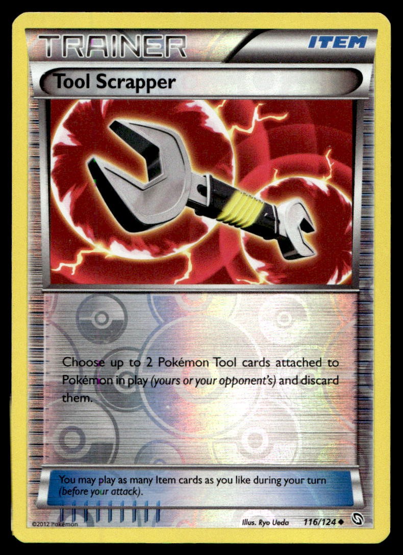 Tool Scrapper Dragons Exalted Reverse Holo Uncommon 116/124 2012 Pokemon TCG