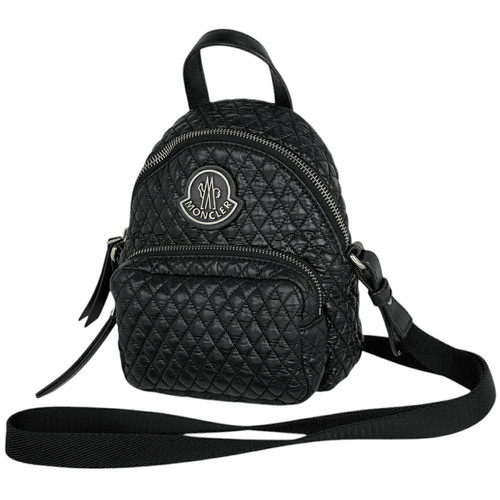 Moncler MONCLER Logo Shoulder Bag Quilted Nylon Black 5L00015M3533 Women's