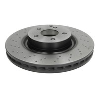 Bremsscheibe TRW DF6077S Vorne, Perforiert, Geschlitzt, 1 StüCk