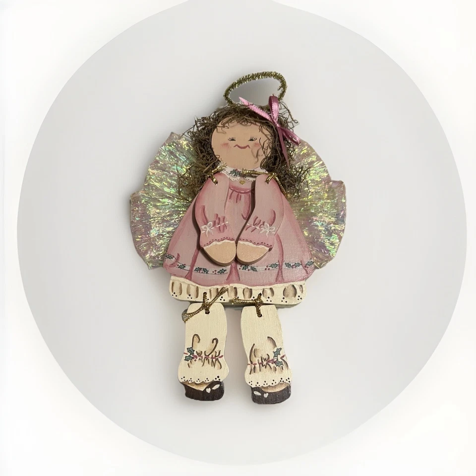 Handmade Primitive Angel Free Standing Doll - Image 2 of 3