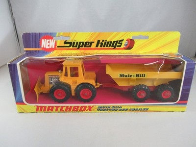Matchbox Lesney Superkings K5 Muir Hill Tractor and Trailer