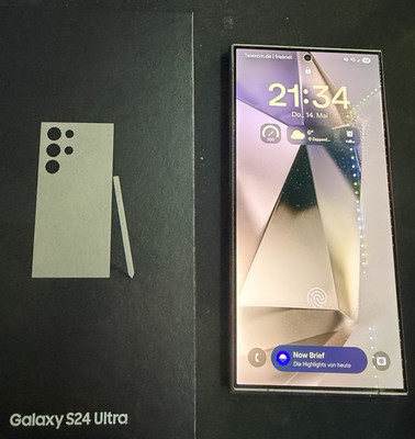 Samsung Galaxy S24 Ultra 256GB Android Grau Fingerabdrucksensor OVP