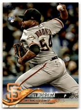 2018 Topps #519 Reyes Moronta San Francisco Giants Rookie