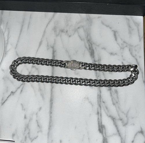 Cuban Link Chocker Necklace with Box Clasp