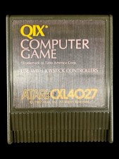 1982 Atari 400/800 Qix Computer Game CXL4027 Video Game
