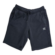 Adidas Originals Men Small Black Primegreen Fleece Trefoil Athletic Shorts