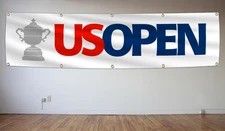 U.S. Open Golf Championship Banner Flag 2x8Ft Golf Fans Garage Man Cave Decor