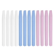 12pcs Pumice Stone Nail File Stick, Cuticle Remover Pusher for Manicure