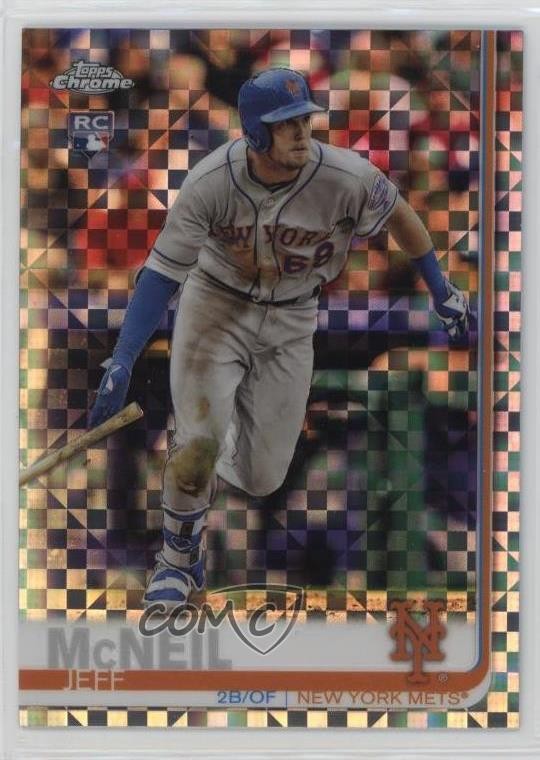 2019 Topps Chrome Mega Box X-Fractor Jeff McNeil #152 Rookie RC 14ez