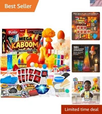 Mega Kaboom! 150+ Explosive Science Experiments Kit for Kids Age 8-12 with 75...