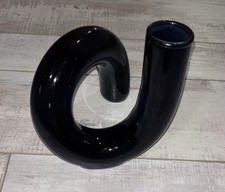 Threshold Modern Glass Vase Loop - Dark Blue ...