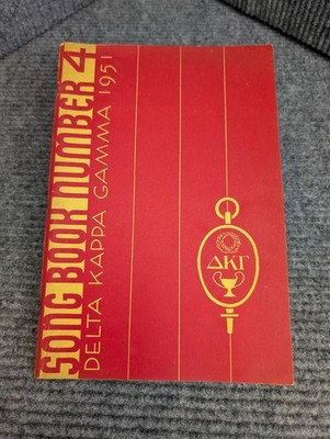 1951 Delta Kappa Gamma Society International Song Book Number 4 DKG Sorority