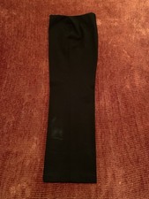 Black Straight Leg Business-Casual Pants