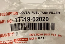 Toyota Genuine Parts 77219-02020 Cover, Fuel Tank Filler Pipe 2003-2006 Toyota