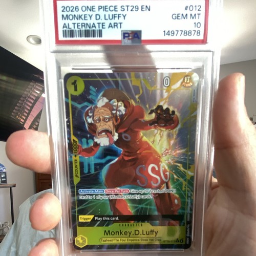 Monkey.D.Luffy (Full Art) graded PSA 10 for sale on eBay