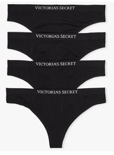 Victorias Victoria's Secret Seamless Thong Panty Smooth Fabric 4 Pack M