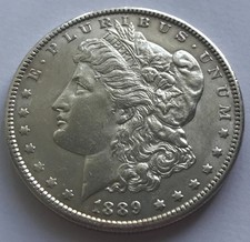 1889 United States Silver Morgan Dollar Philadelphia Mint - Superb High Grade