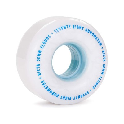 RICTA 56mm Clouds White 78a Skateboard Wheels - White