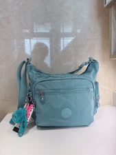 NWT Kipling Women's handbag Crossbody hipster in Lake blue