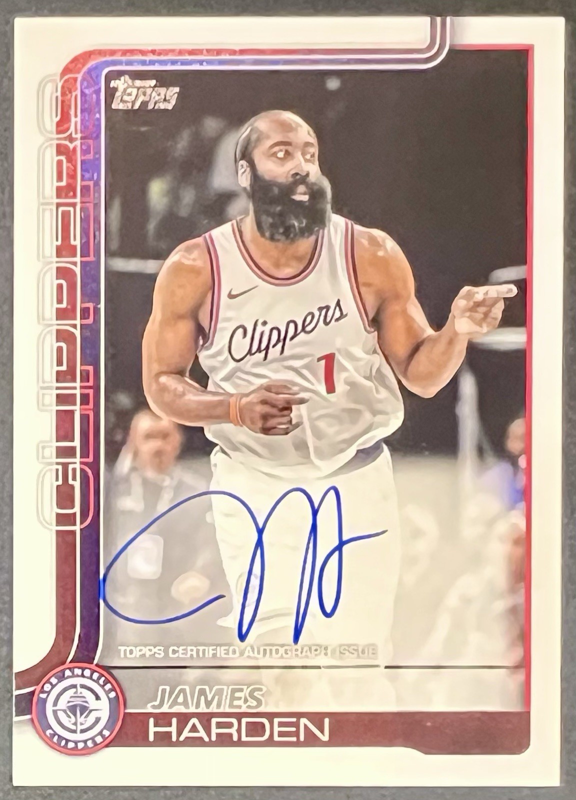 2025-26 TOPPS FLAGSHIP REAL ONE AUTOGRAPH JAMES HARDEN #TFRA-JH