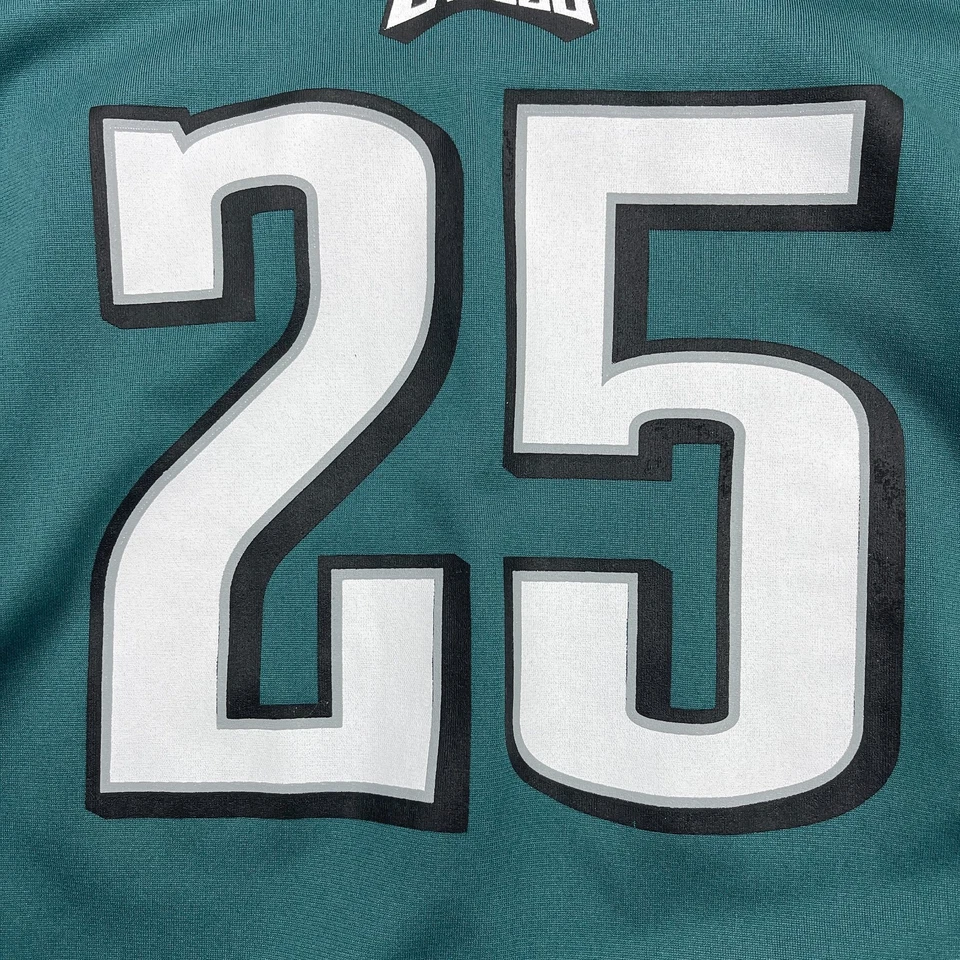 Camiseta Philadelphia Eagles Juvenil XL Verde Medianoche Lesean McCoy #25 Sombreada Nike Foto 3 de 4