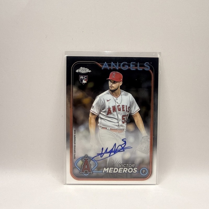 2024 Topps Chrome Update Victor Mederos Auto Rookie RC #RA-VME