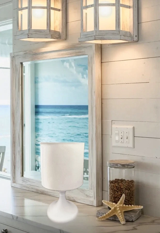 Bedroom Kitchen Table Lamp with Shade Sleek Modern Office Desk Lamp Electric - Image 2 of 4