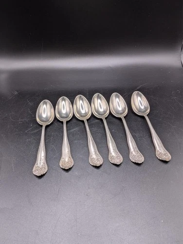 Lancaster by Gorham Sterling Silver Teaspoon 5.7/8 Set 6 Monogram 5.6oz total