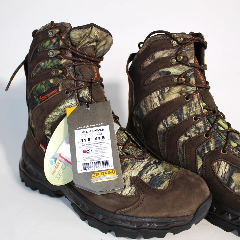 Browning Buck Seeker 8" Boots Mossy Oak Country Men’s Size 11.5 NWT - Image 3 of 4