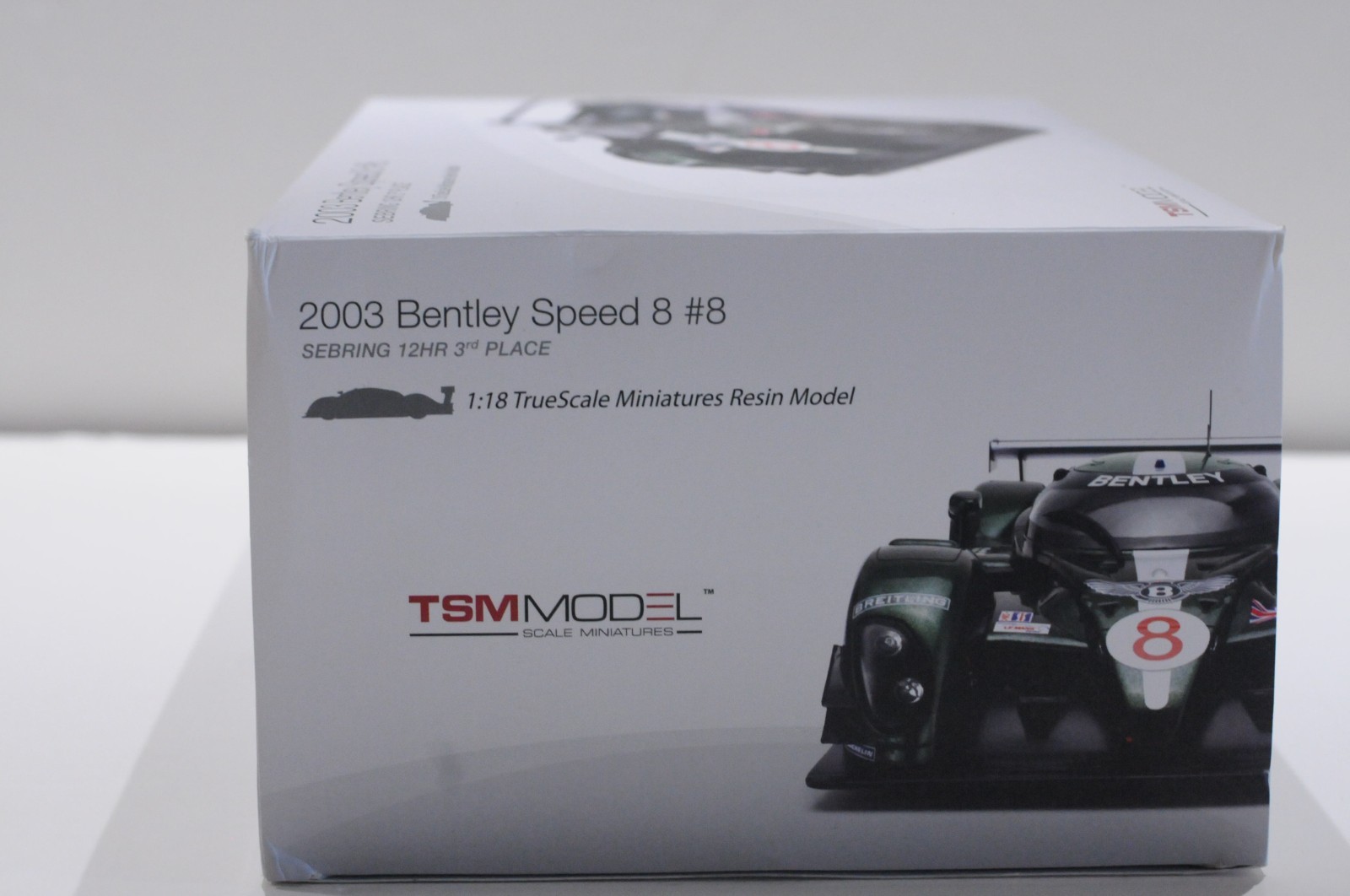 TSM MODEL 2003 BENTLEY SPEED 8 SEBRING 12-H 3RD PLACE #8 SCALE 1:18