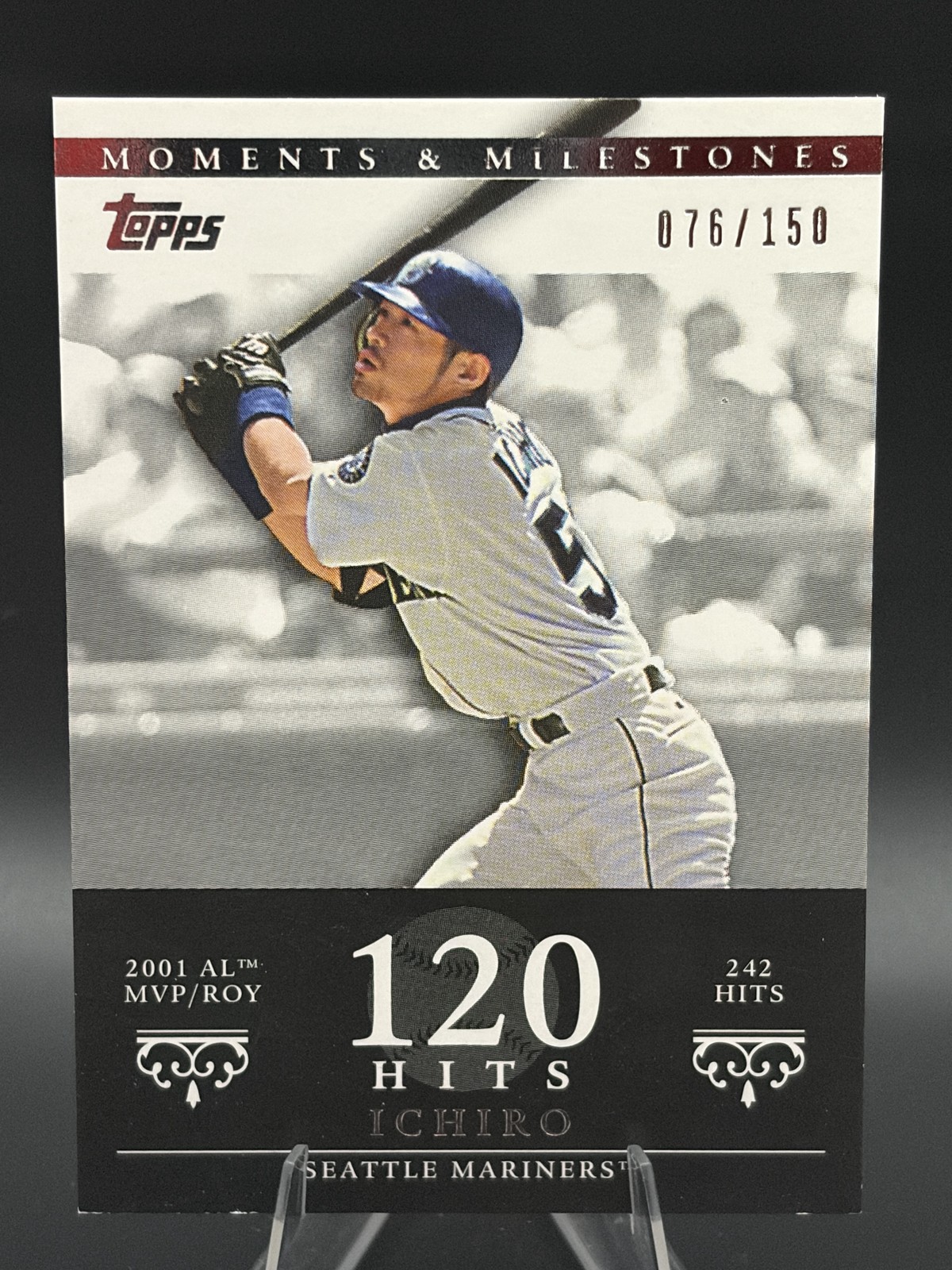 #6-120 Ichiro Suzuki 2007 Topps Moments & Milestones #/150 Seattle Mariners