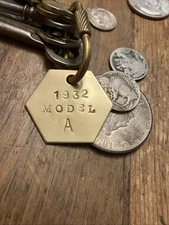 1932 FORD MODEL A Brass Key Fob ‘32