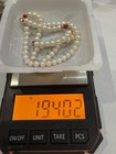 Vtg 14kt Solid Gold #10 3mm Beads & Clasp & Coral/Pearls 20” Necklace By Honora — photo 5