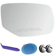 Passenger Side Mirror Glass Compatible with Honda Accord 2013-2017