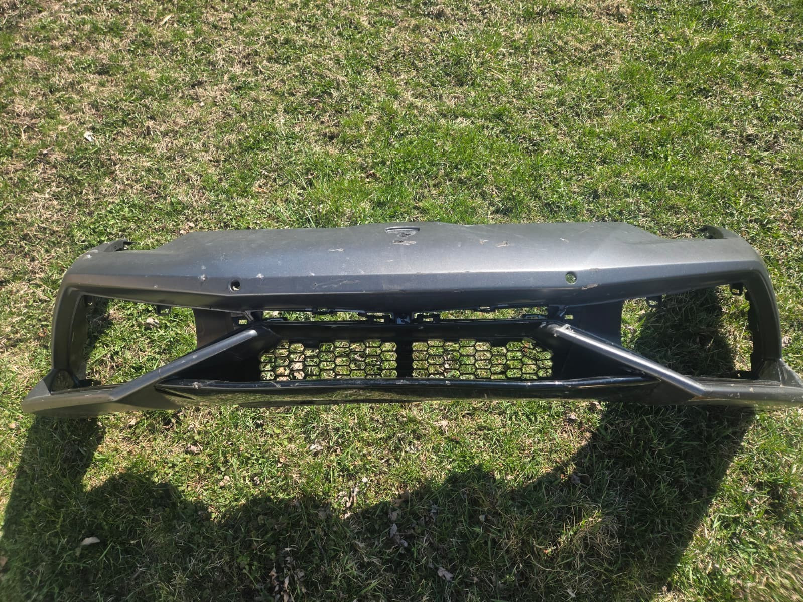 2014-2019 LAMBORGHINI HURACAN LP580 LP610 FRONT BUMPER COVER GRAY OEM 400807437