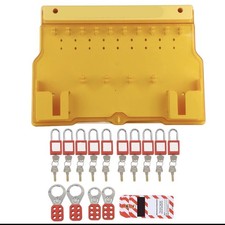 Lockout Tagout Station 10 Padlock 20 Key 10 Tag 4 Buckle Lockout Station With CT