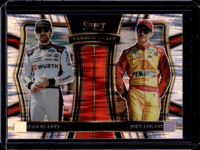 2025 Select Racing Tandem Draft #5 Ryan Blaney & Joey Logano Flash Prizm