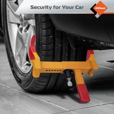 Universal Wheel Lock Clamp Heavy Duty Trailer Wheel Lock Adjustable Car Tire ATV