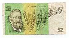 1985 $2 TWO DOLLAR BANKNOTE - LJN 965800 - FAIR CONDITION - FREE POSTAGE