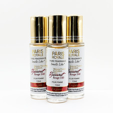 BACCARAT ROUGE 540 Women Roll On Body Oil Perfume 12ml Pack of 3